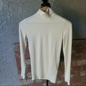 NWT Madewell Lightweight Ribbed Knit long sleeve Turtleneck size XXS